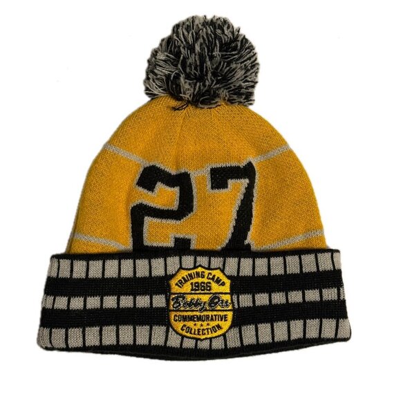 Bobby Orr Training Camp 1966 Rookie #27 Old Time Hockey Winter Hat OSFM - Picture 7 of 7